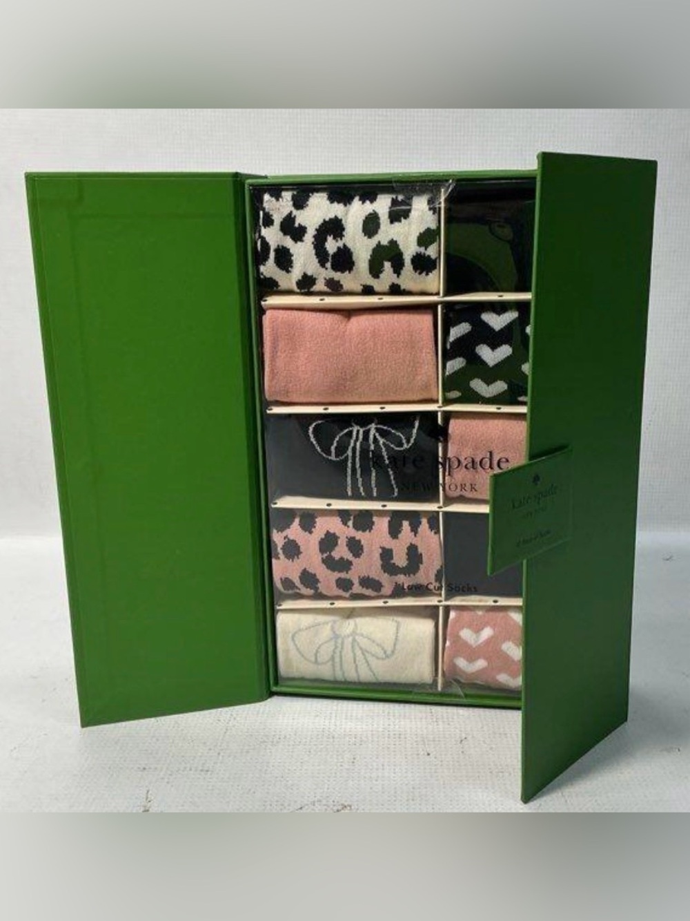 NIB Kate Spade New York 10 Days of Socks Low-Cut Gift Box Set - 10 Pairs